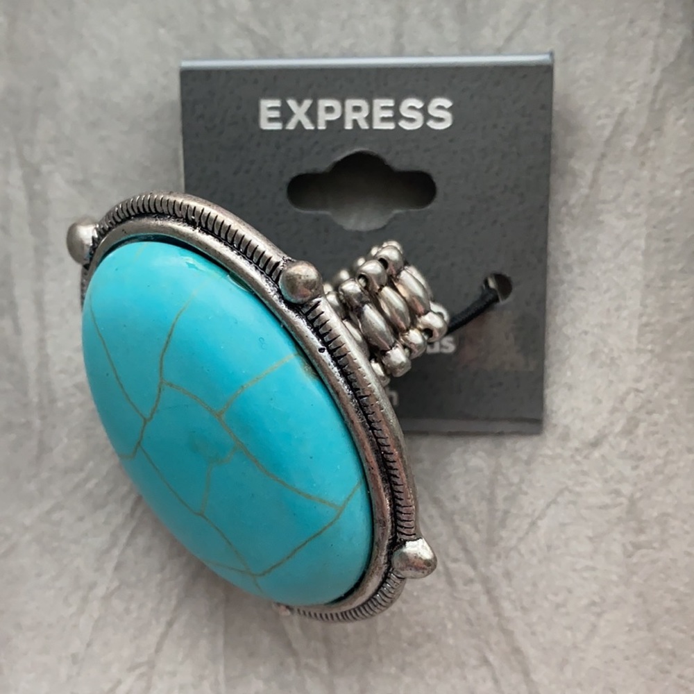 Express Turquoise & Silver Ring